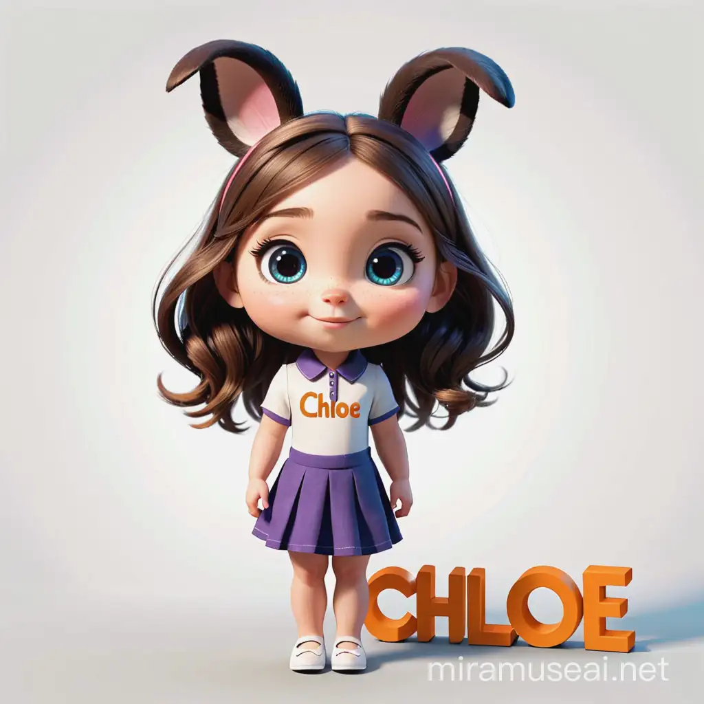 Animated Animal Representation Chloe the Playful Fox