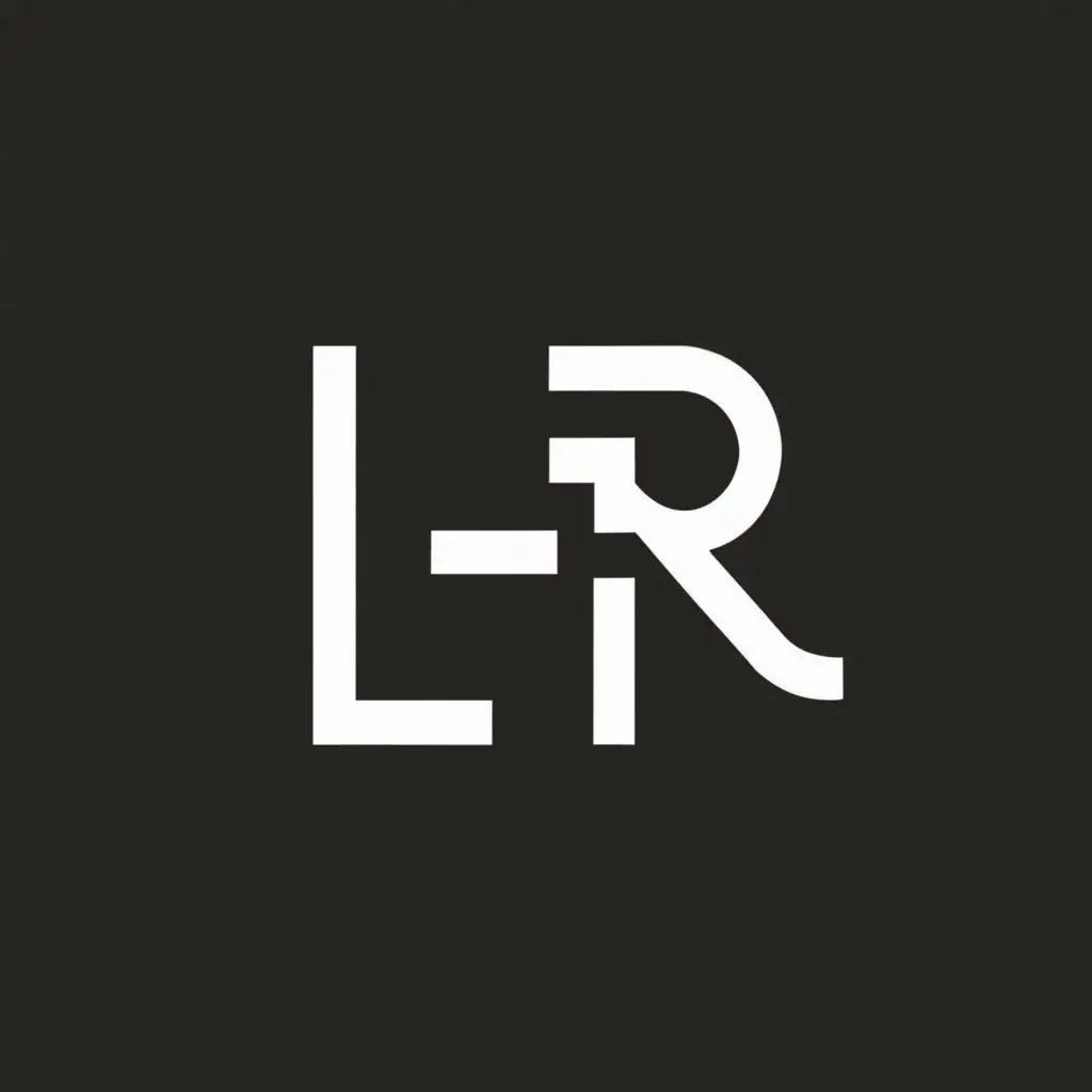 a logo design,with the text "LR", main symbol:Watch,Moderate,clear background