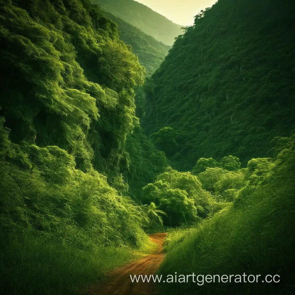 Breathtaking-Nature-Landscape-with-Serene-Forest-and-Majestic-Mountains