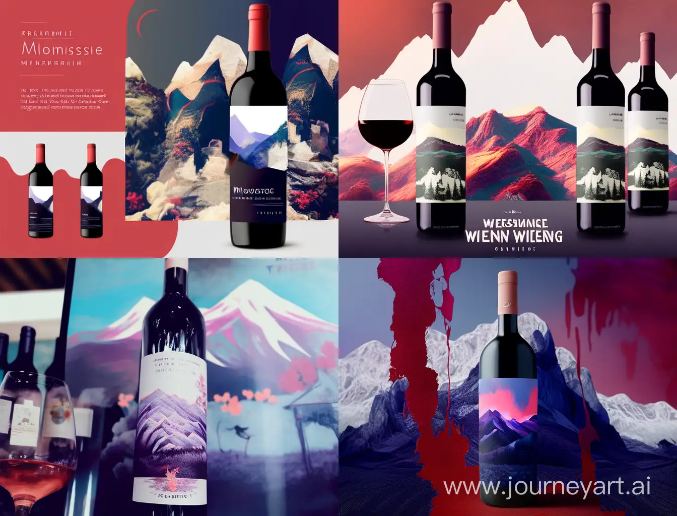 wines festival summer festival wine montains tasting wine wine on mountain gothic art wines label mystery wines