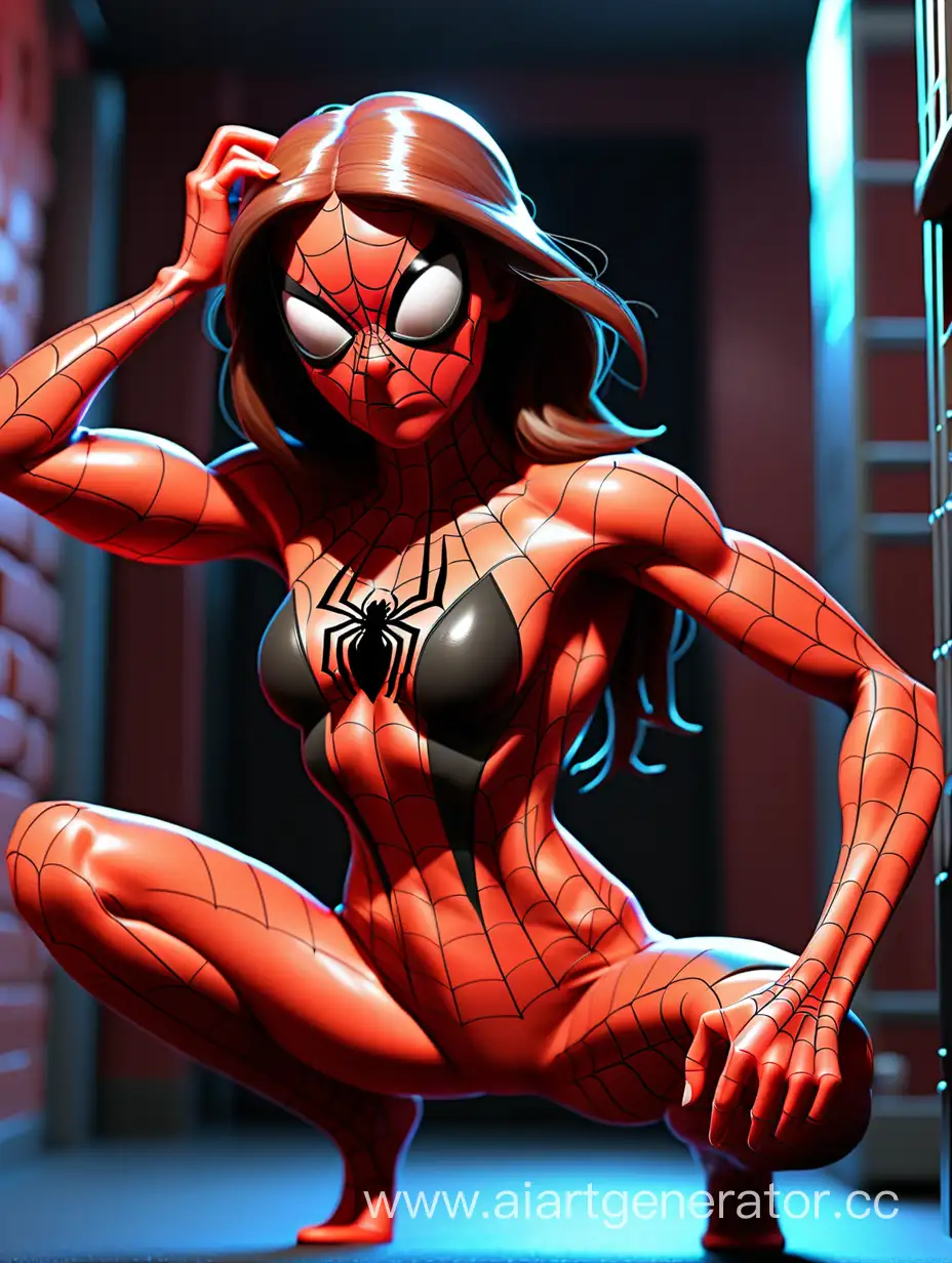 Neon-Webb-Fitness-Spider-Girl-with-a-Sculpted-Body