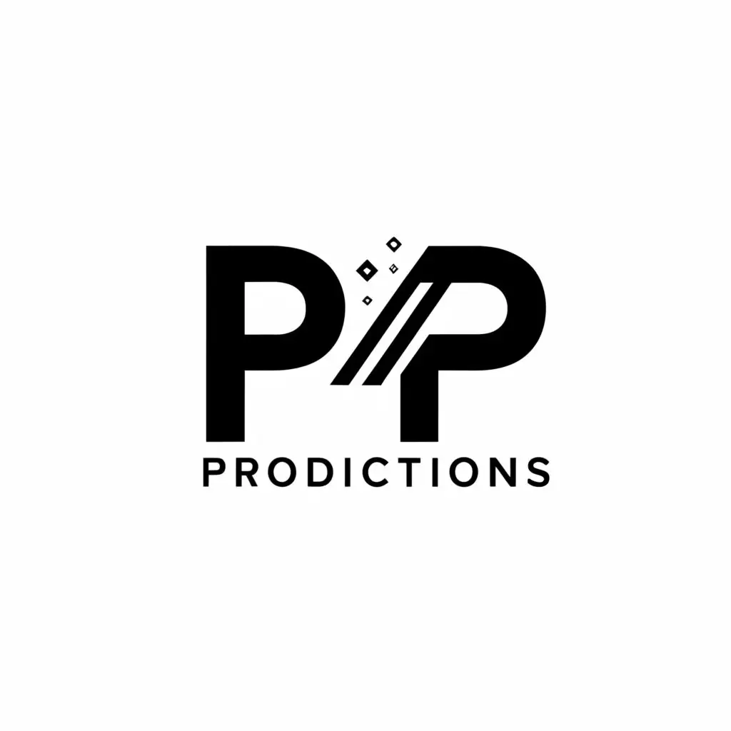 a logo design,with the text "P2P Productions", main symbol:p2p,Moderate,clear background