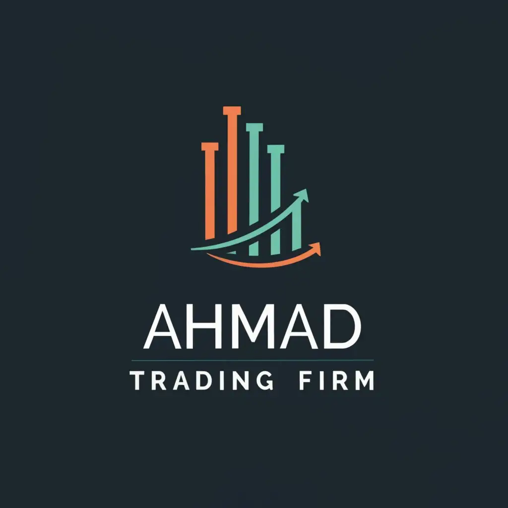 LOGO-Design-For-Ahmad-Trading-Firm-Professional-Trading-Charts-Emblem-on-Clean-Background