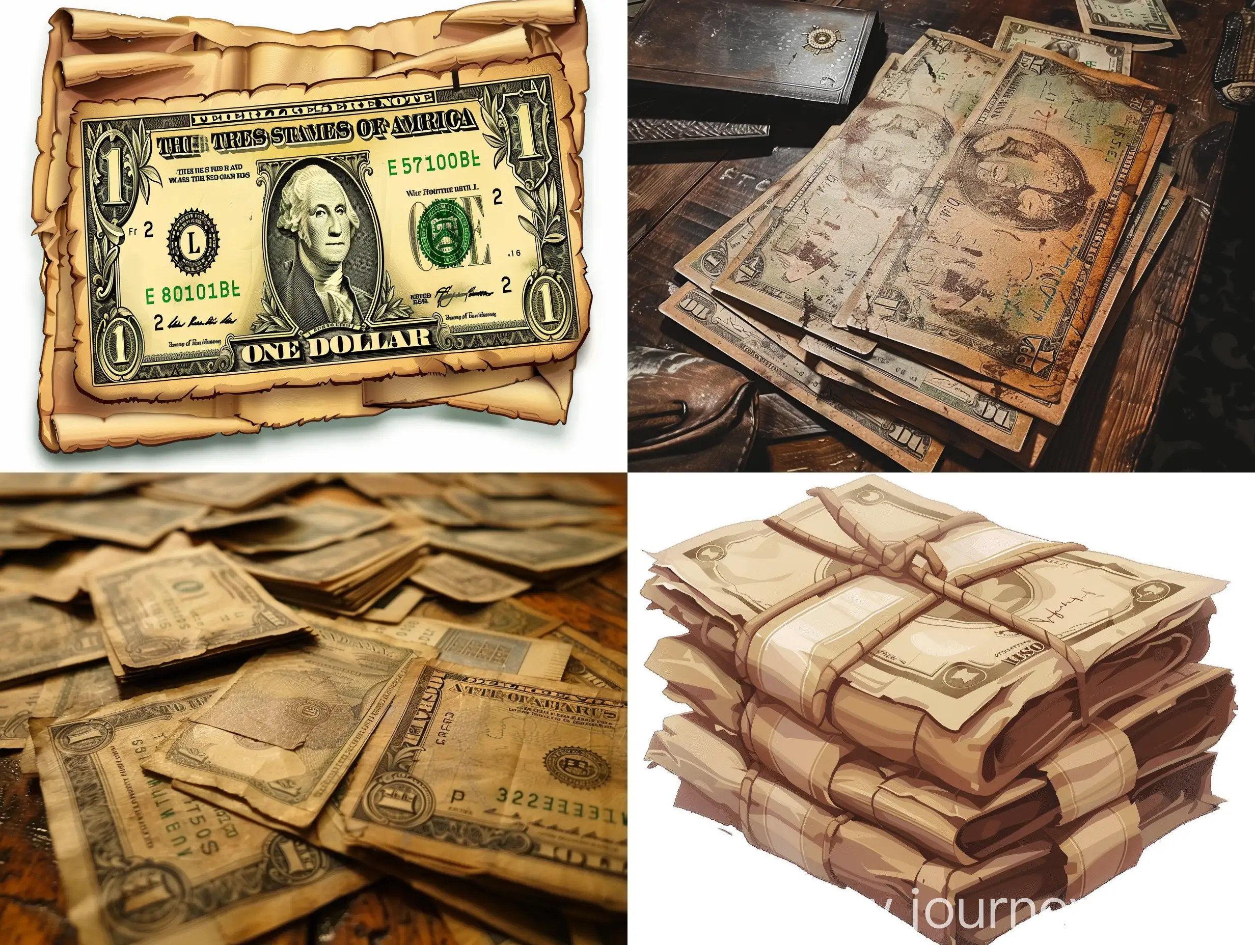 Текстура бумажных денег для игры