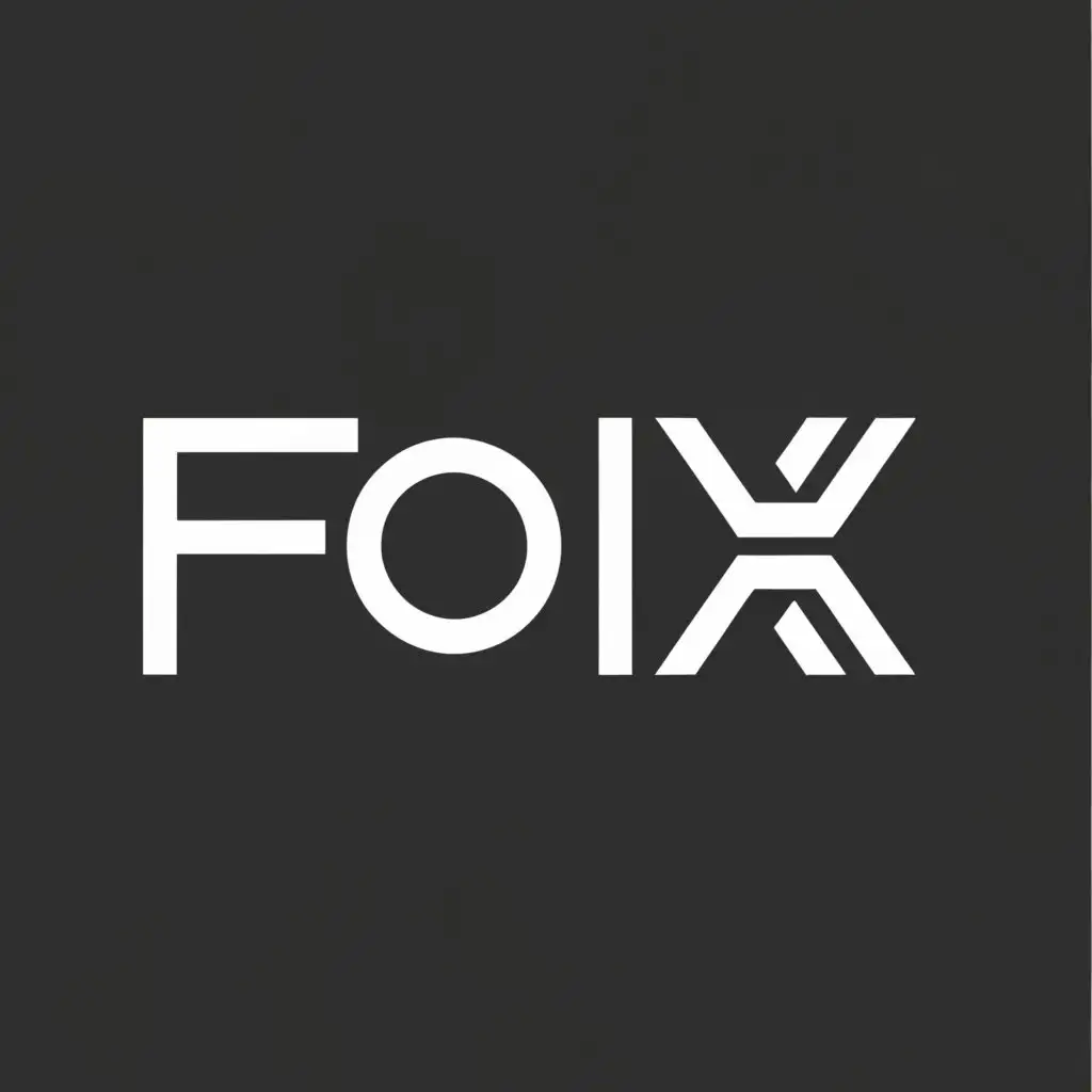 a logo design,with the text "FONx", main symbol:FONx more technology,Moderate,be used in Technology industry,clear background