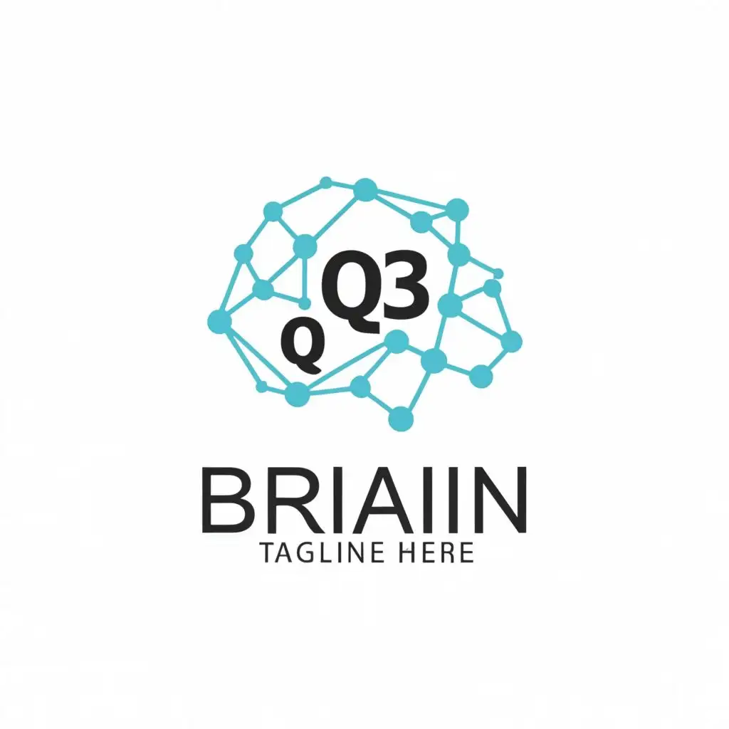 LOGO-Design-For-Q3-Innovative-BrainInspired-Typography-for-the-Technology-Industry