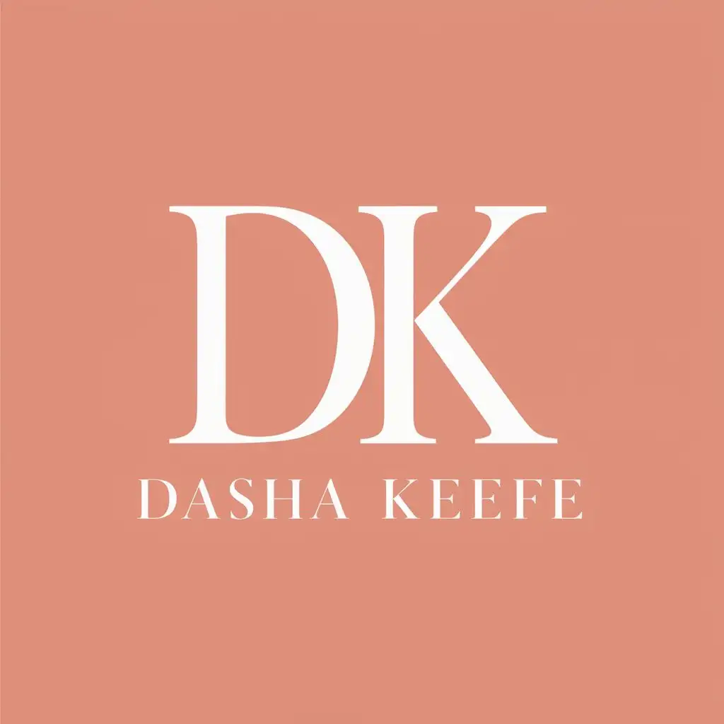 LOGO-Design-for-Dasha-Keefe-Elegant-Typography-for-Home-Family-Industry