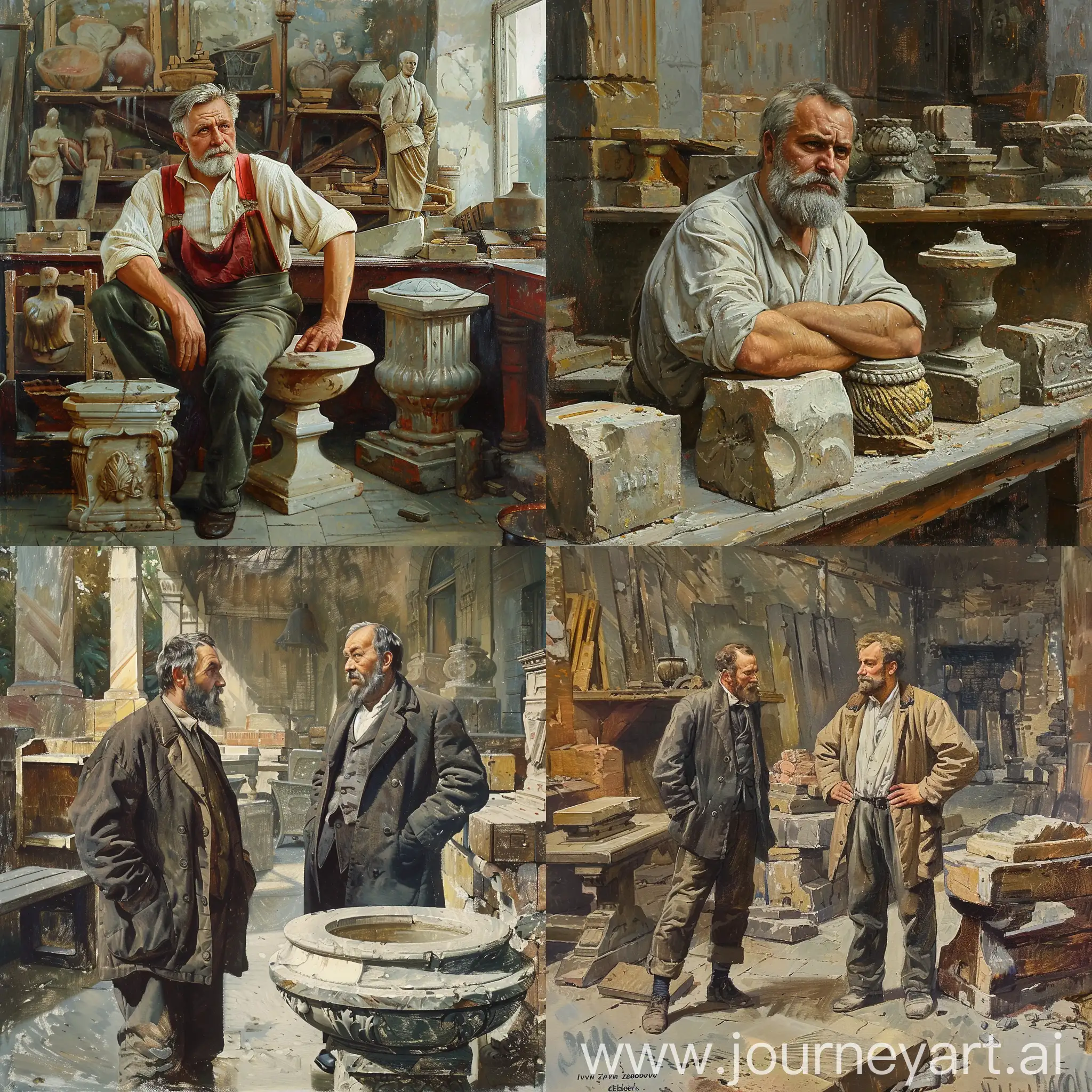 Master-Craftsman-Ivan-Zhalobnov-at-the-Architectural-Forms-Factory