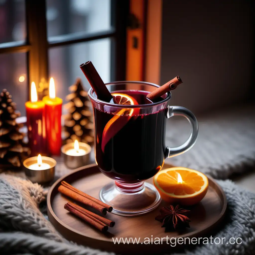 Inviting-Atmosphere-Enjoying-Mulled-Wine-in-a-Cozy-Apartment