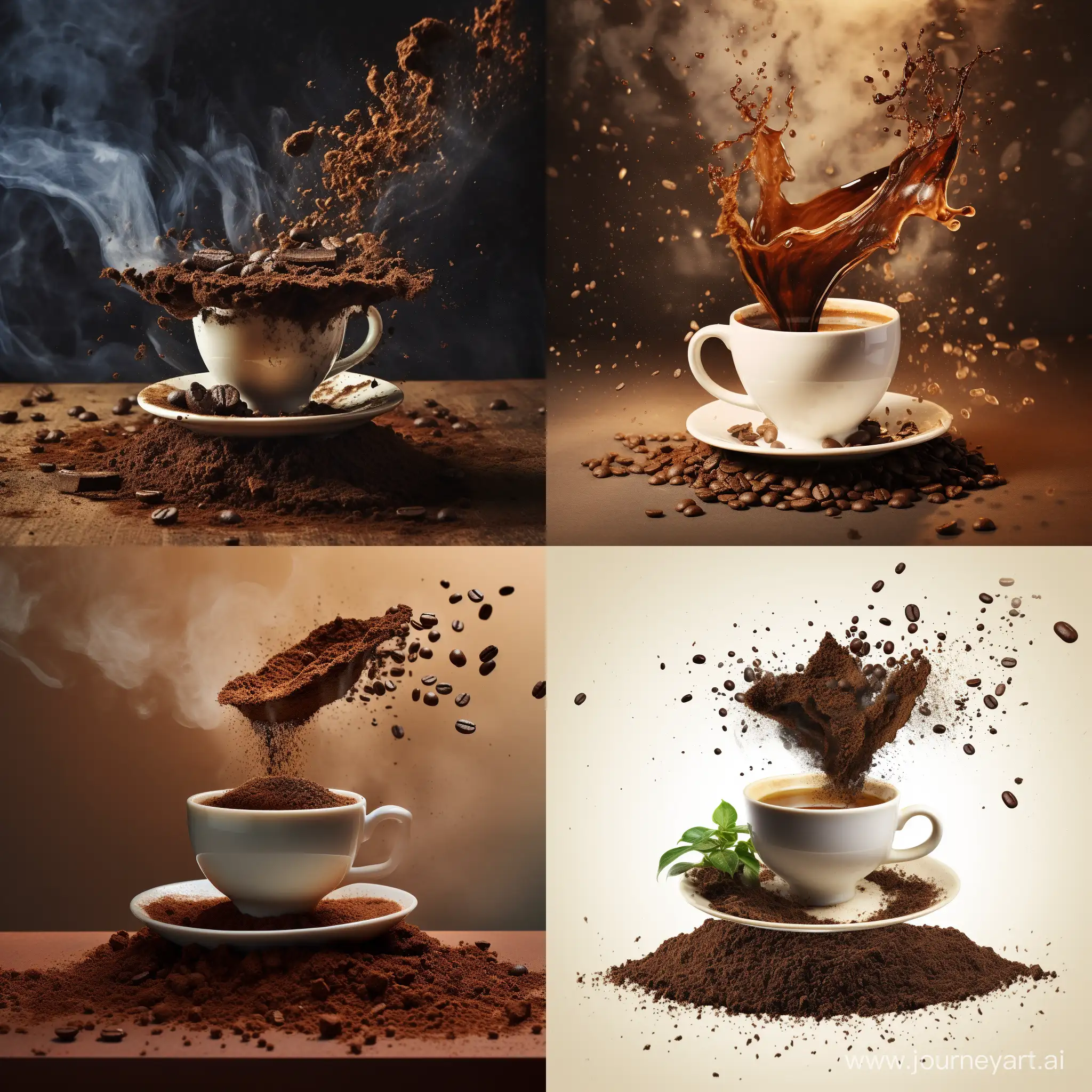 Energetic-Coffee-Moment-Coffee-Grounds-in-the-Air