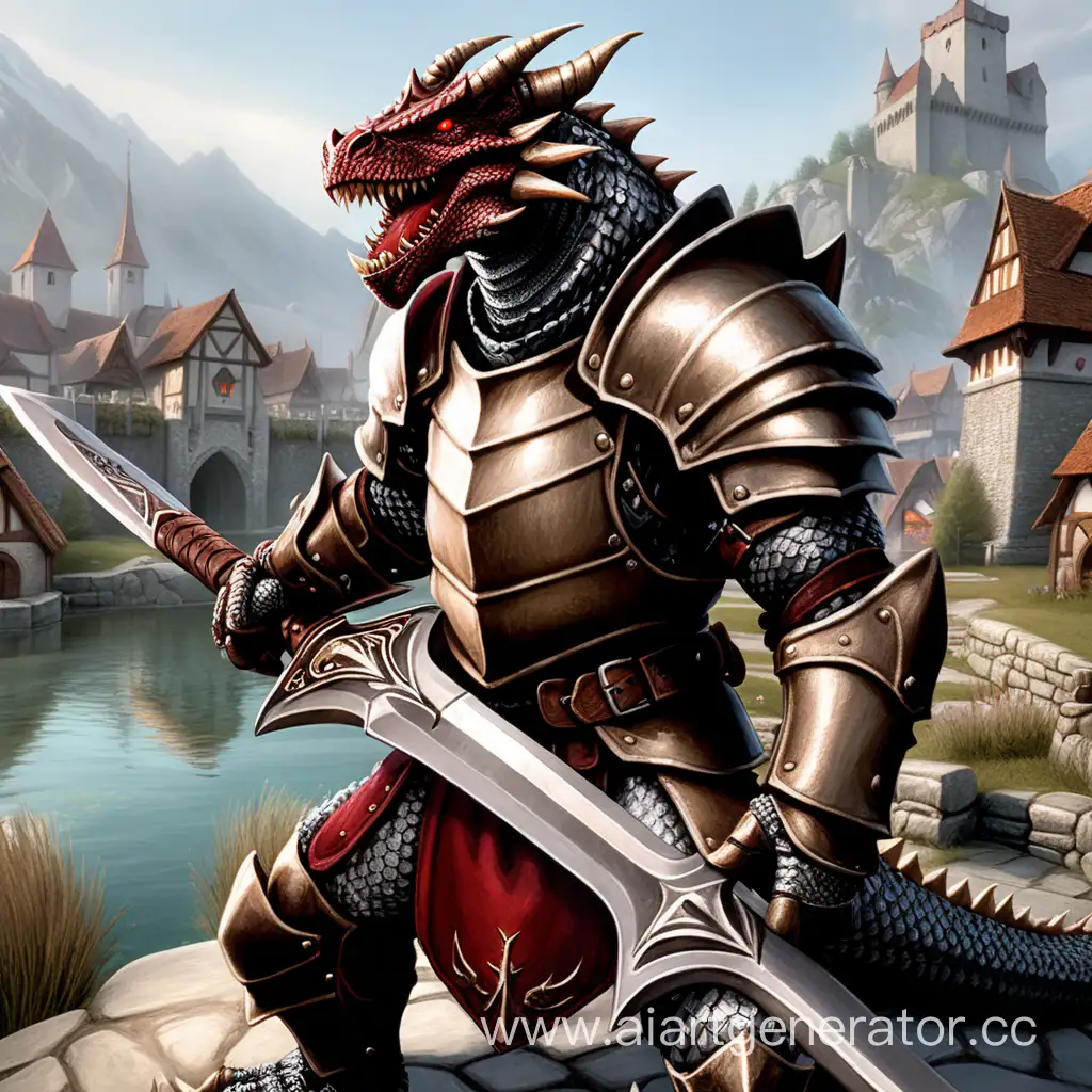Majestic-Bronze-Dragonborn-Warrior-Amidst-Fallen-Marauders
