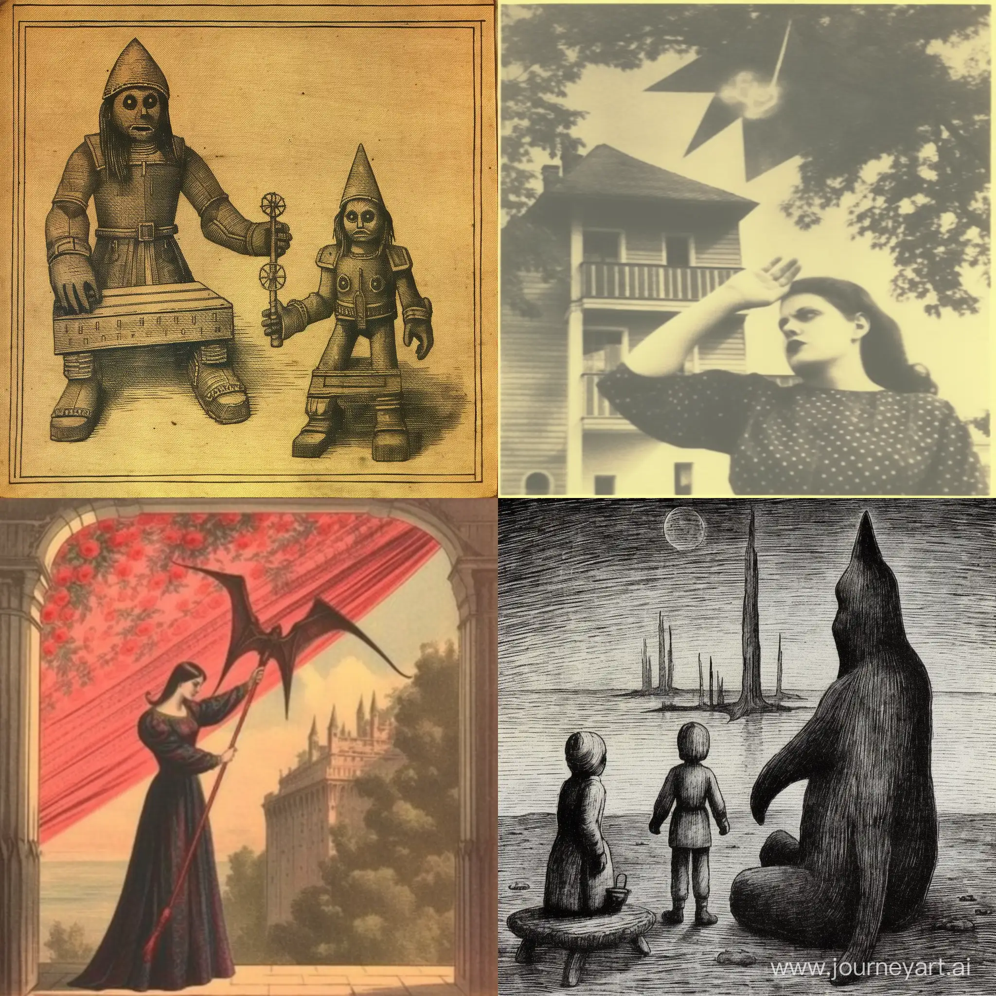 vintage soviet pictures of classified encounters with demonic summoning entities  --w 3000 --c 45 