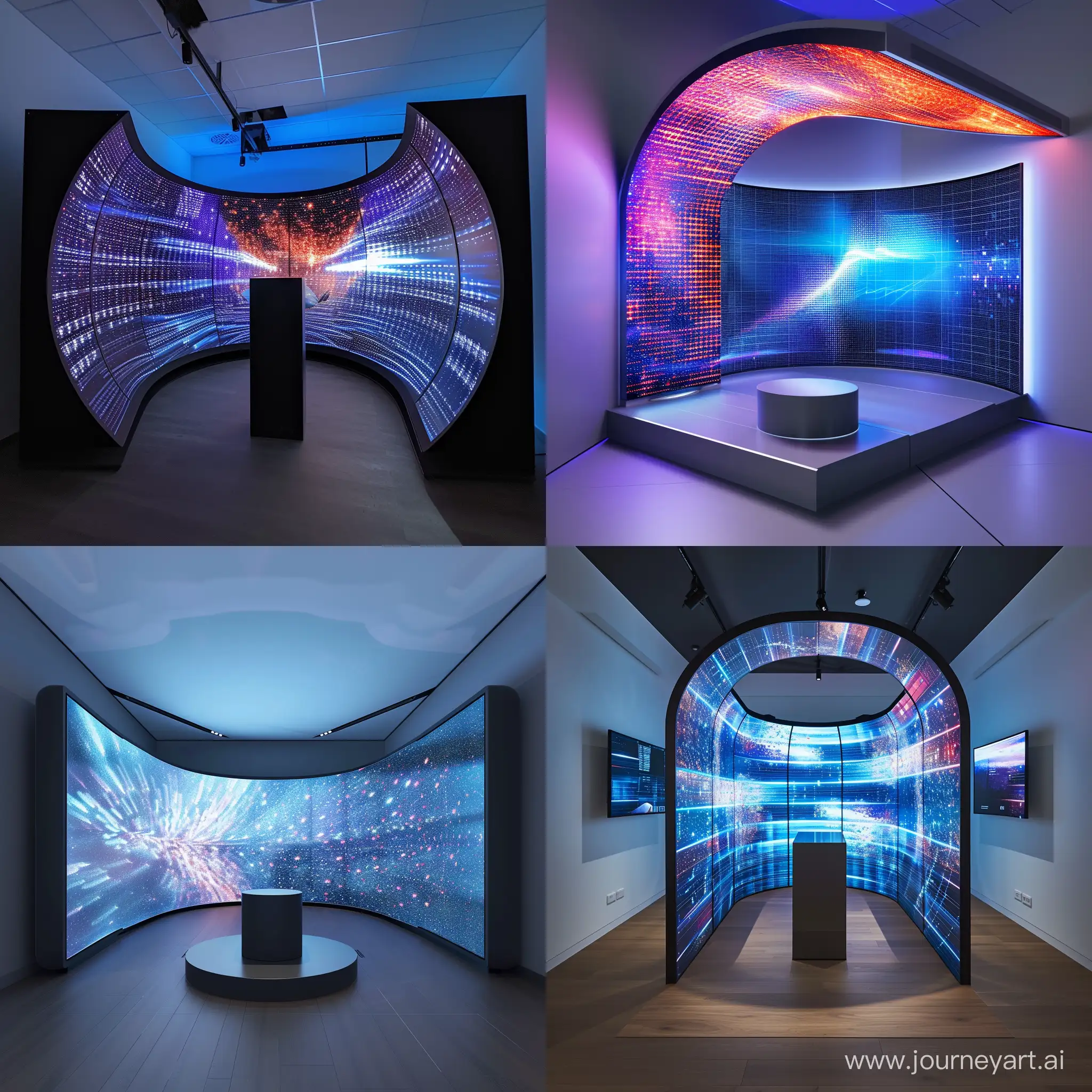 Immersive-AV-Experience-in-180Degree-Curved-Display-Room