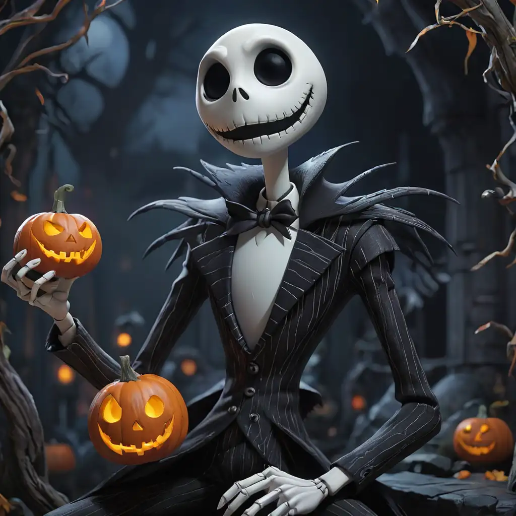 Jack Skellington Halloween Costume from Nightmare Before Christmas