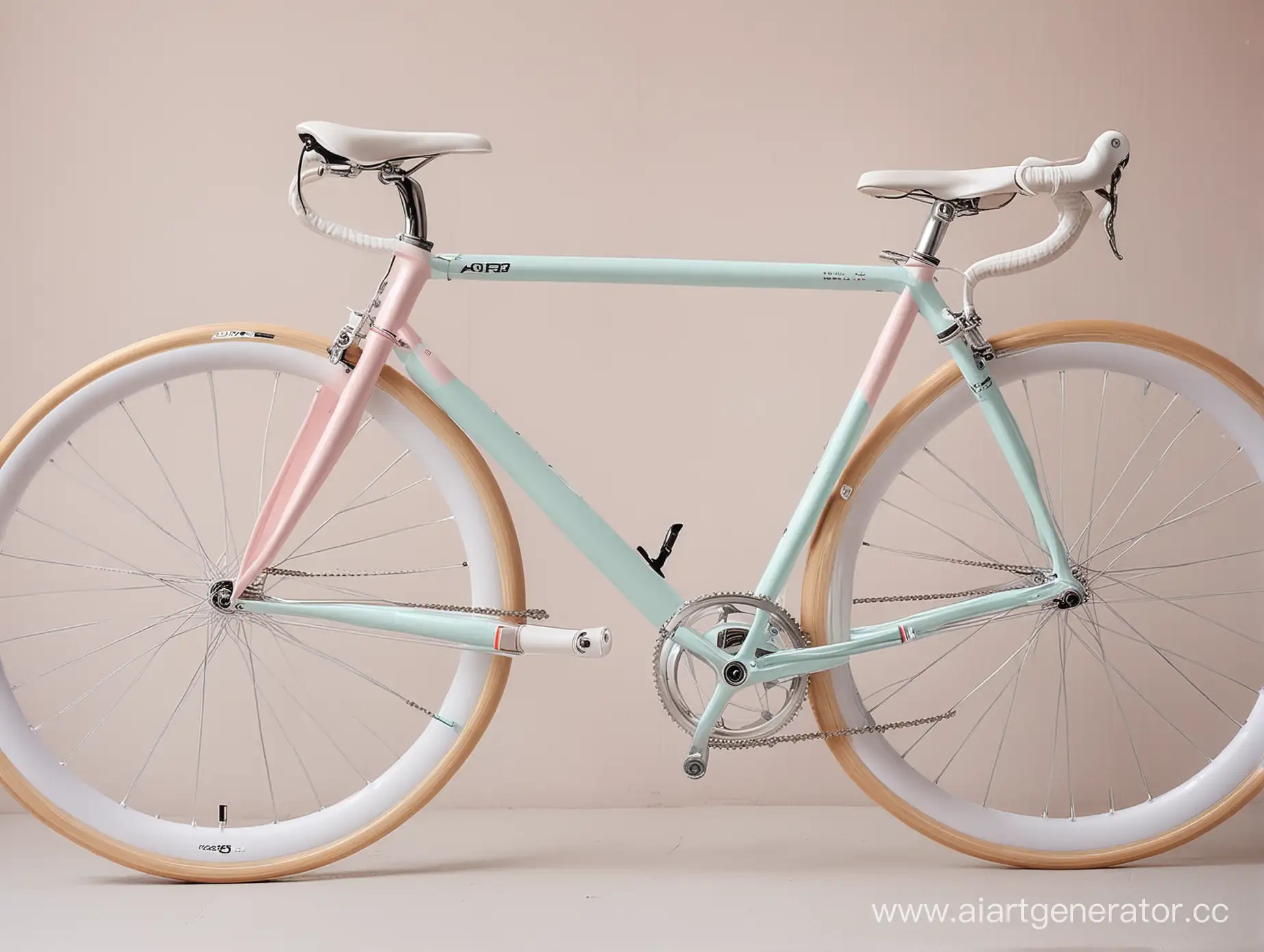 шоссейного велосипеда aero, в пастельных цветах, цветов три