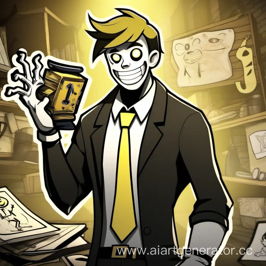 Mr. Beast in bendy and the ink machine