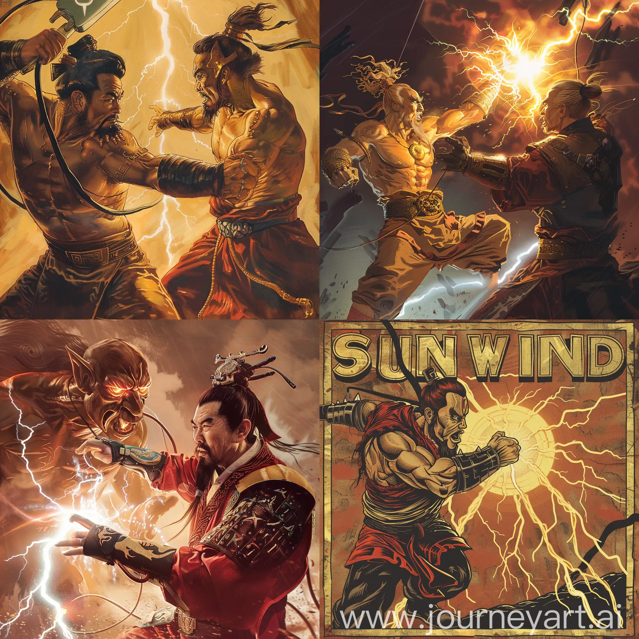 Sun-Wukong-vs-Tesla-Epic-Battle-of-Myth-and-Technology