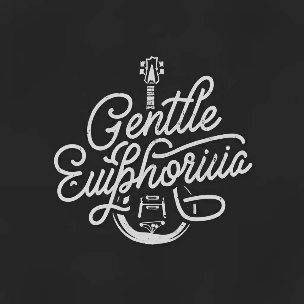 a logo design,with the text "Gentle Euphoria", main symbol:Musical group,Moderate,clear background