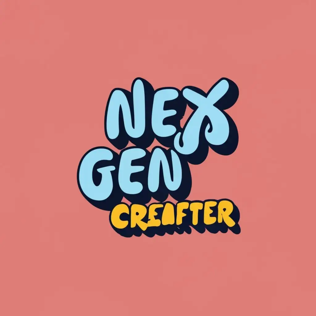 logo, Social Media Contect Creators, with the text "NexGenCrafter", typography