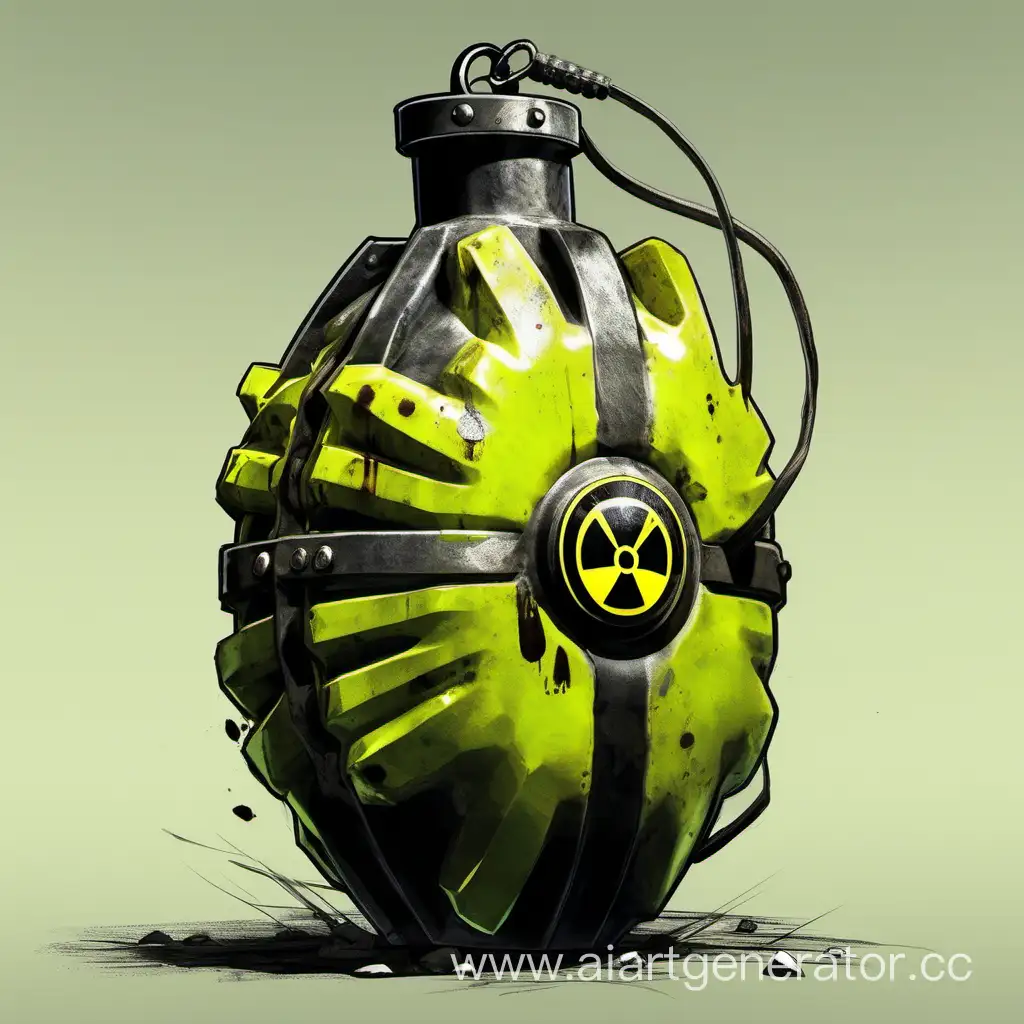 radioactive grenade, concept art