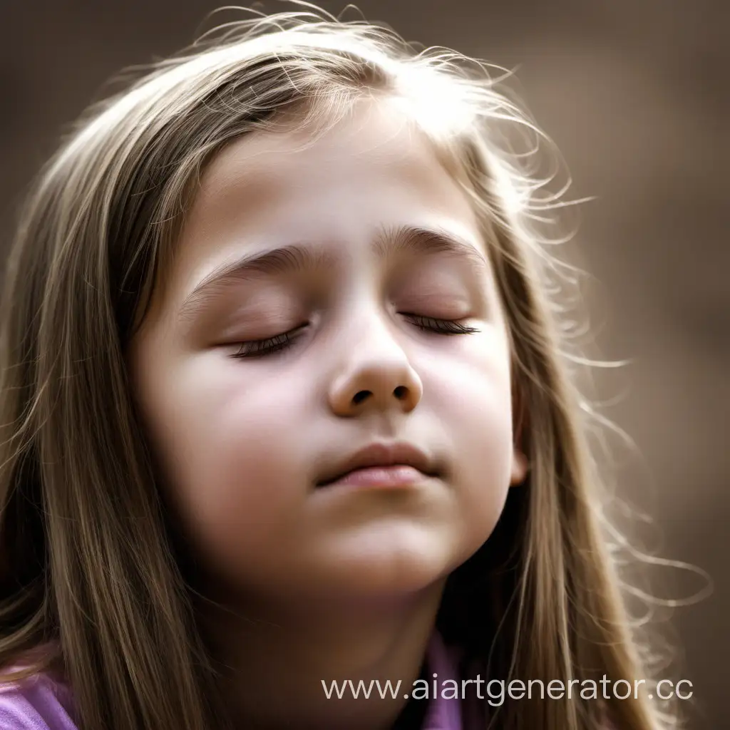 Contemplative-12YearOld-Girl-Envisions-a-Bright-Future-with-Closed-Eyes