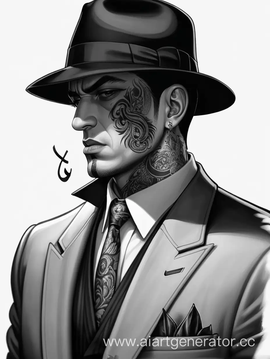 Serious-Mafia-Man-with-Black-Hair-and-Neck-Tattoos-in-Stylish-Suit-and-Coat