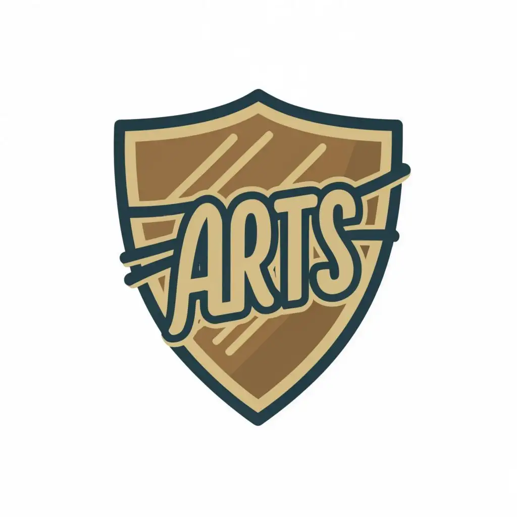 logo, Shield, with the text "ARTs", typography, be used in Education industry