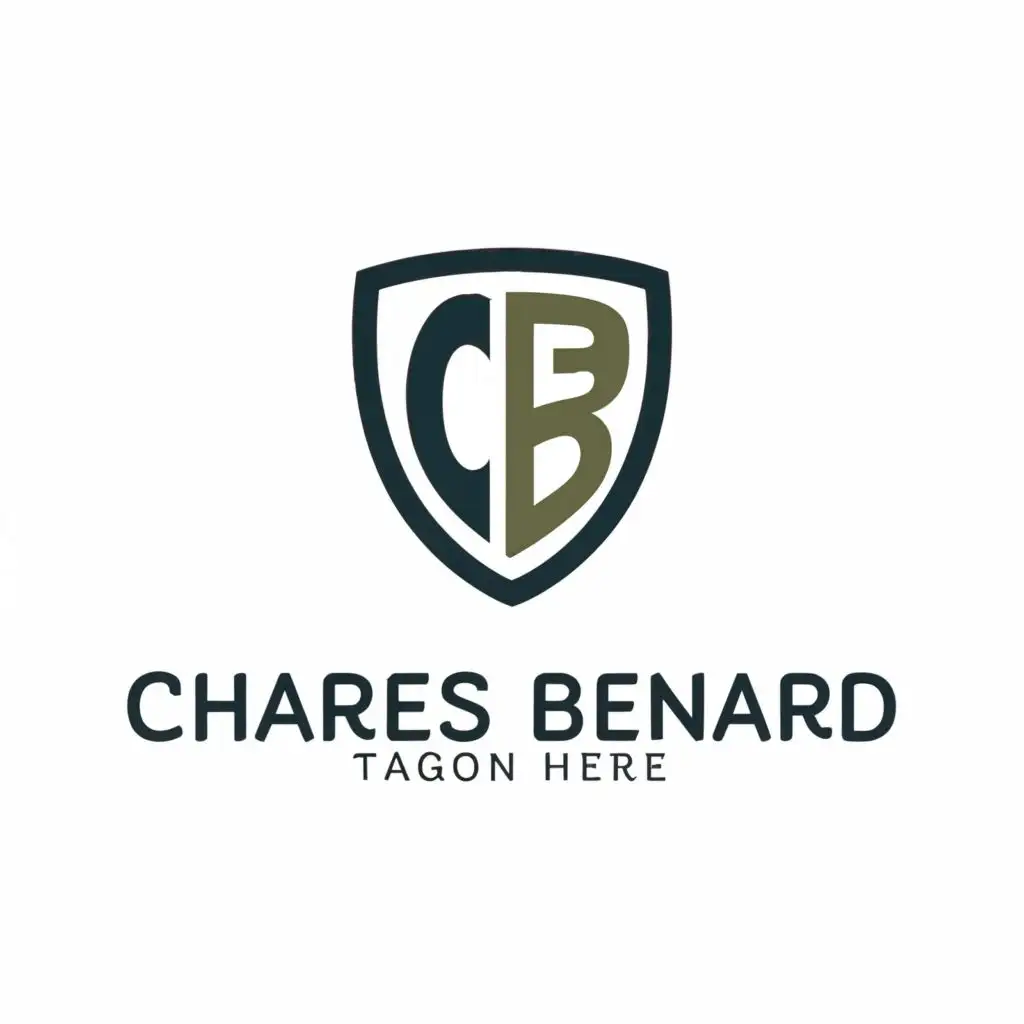 Logo-Design-For-Charles-Bernard-Modern-Shield-Icon-with-CB-Monogram-Typography-for-Retail-Branding
