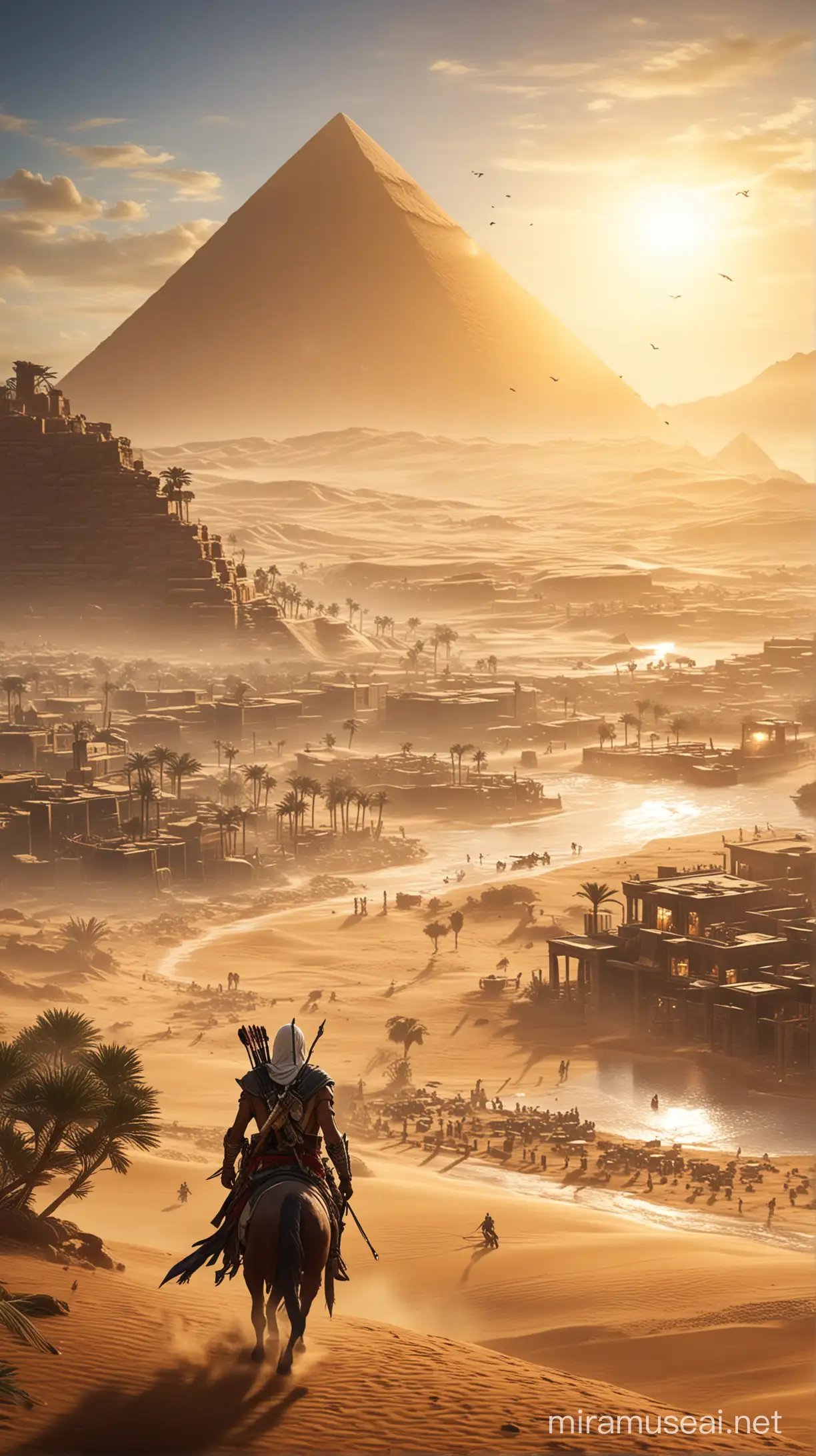 Assassin's Creed Origins phone wallpaper 4k 