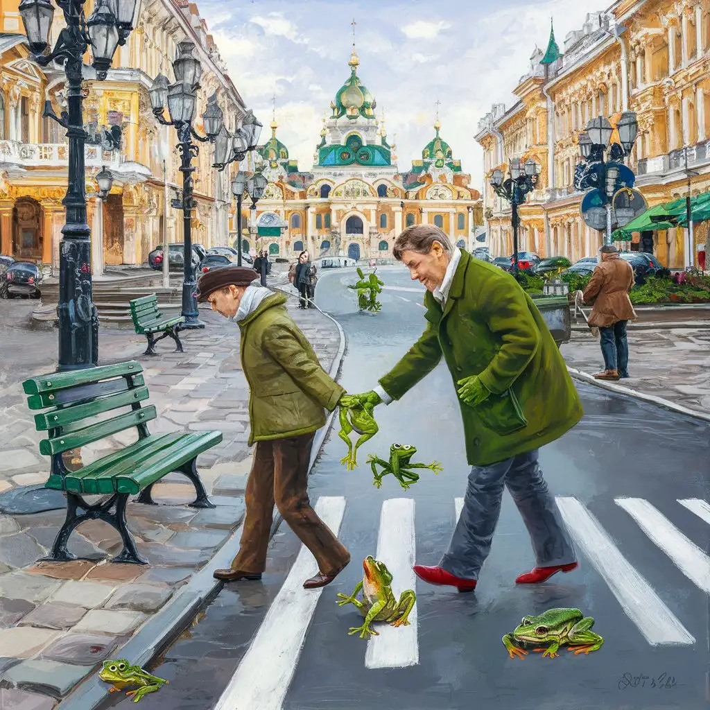 В Петербурге нашли волонтеров, которые помогают жабам переходить дорогу.
Теперь лавочки возле парадных пустуют ...