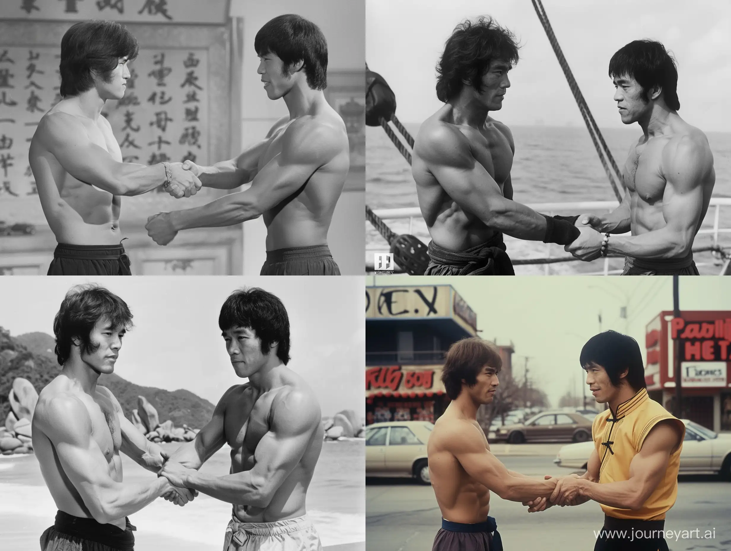 Panga-Kung-Fu-Bruce-Lee-and-Martial-Arts-Handshake