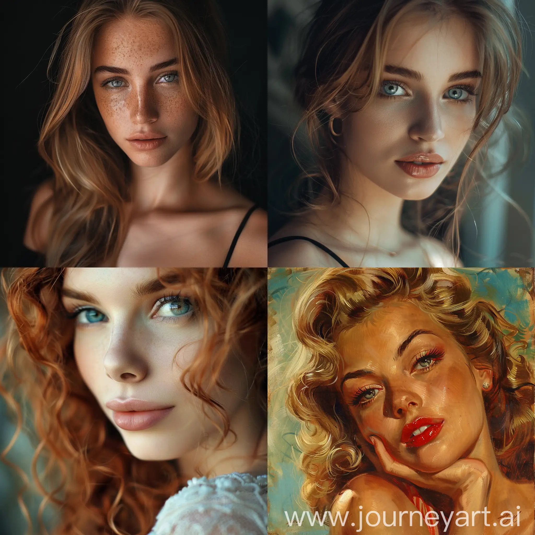 Six-Attractive-Women-in-a-Vibrant-Setting