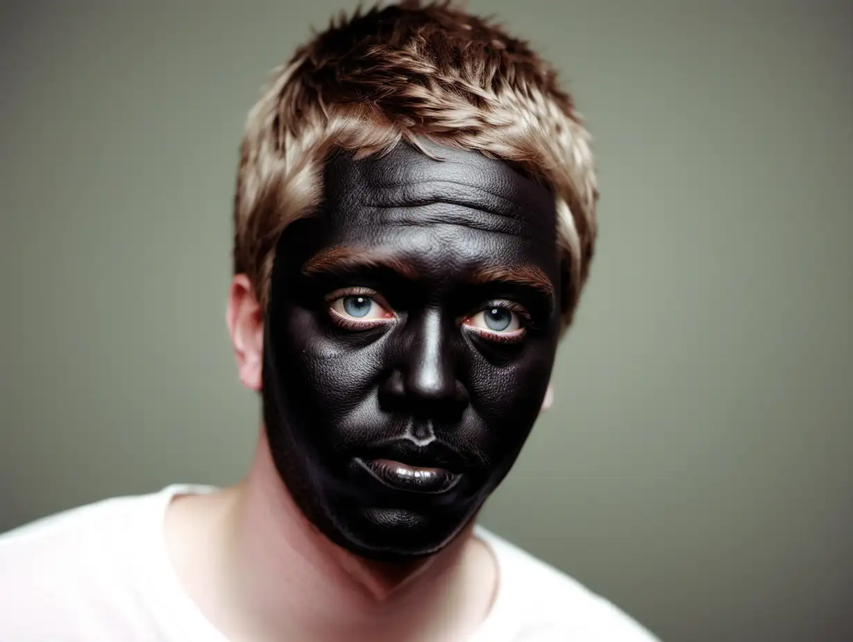 Black face white people