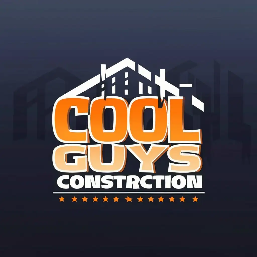 LOGO-Design-For-Cool-Guys-Construction-Realistic-Bright-Color-Font-Typography-for-Real-Estate-Industry