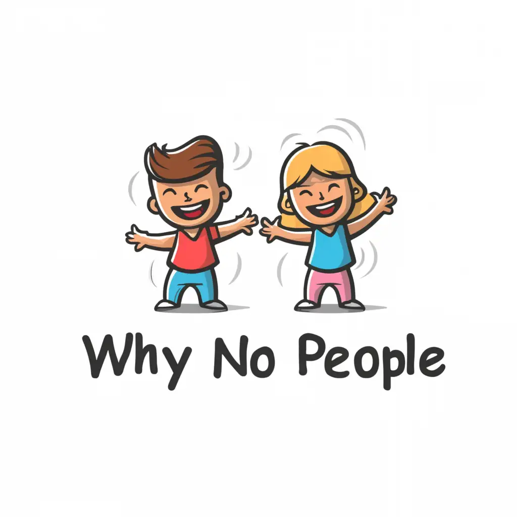 LOGO-Design-For-Whynopeople-Live-Video-Show-with-Boy-and-Girl-Symbol-on-Clear-Background