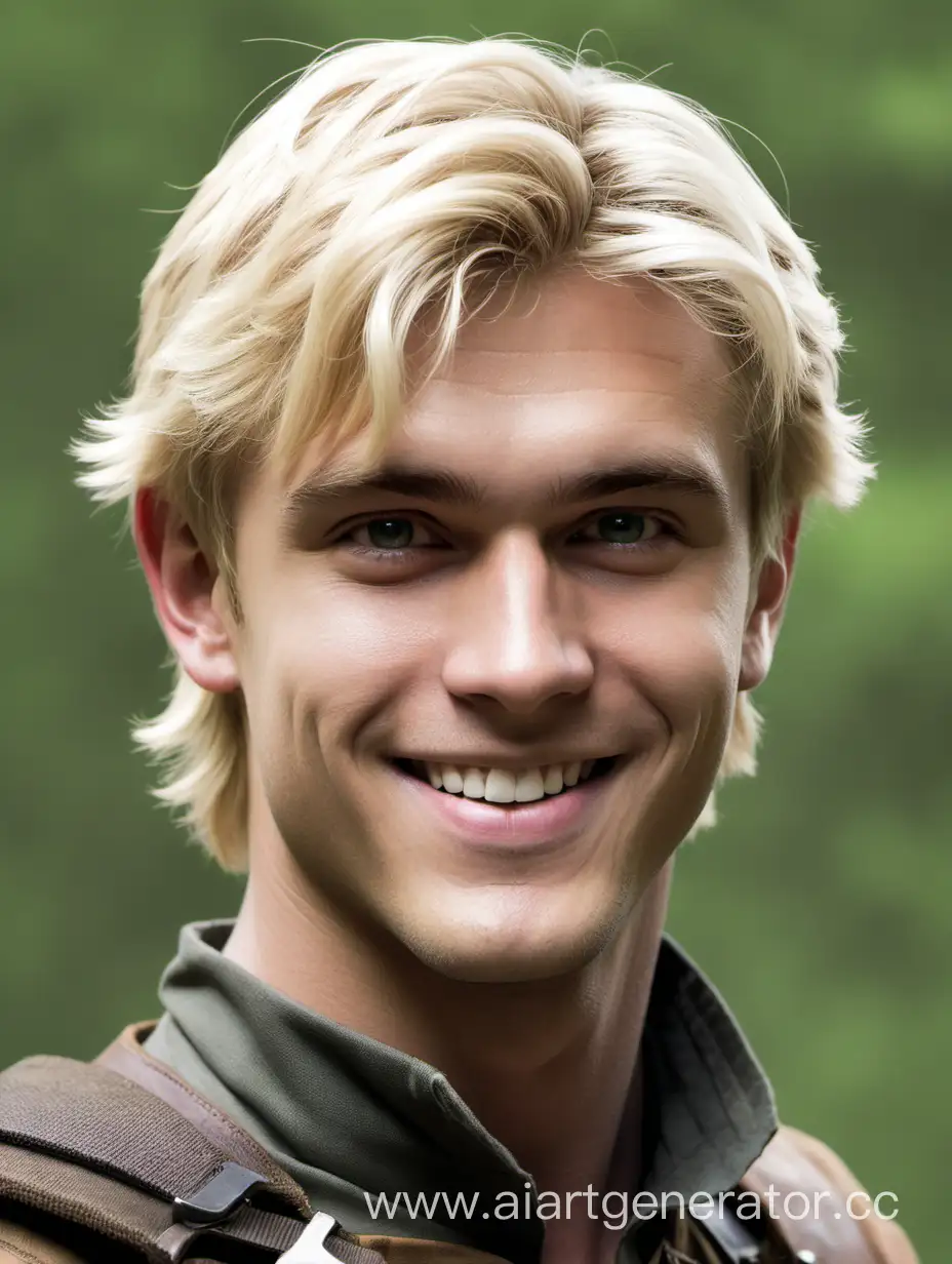 Cheerful-Blond-Ranger-with-Short-Hair-and-Gray-Eyes