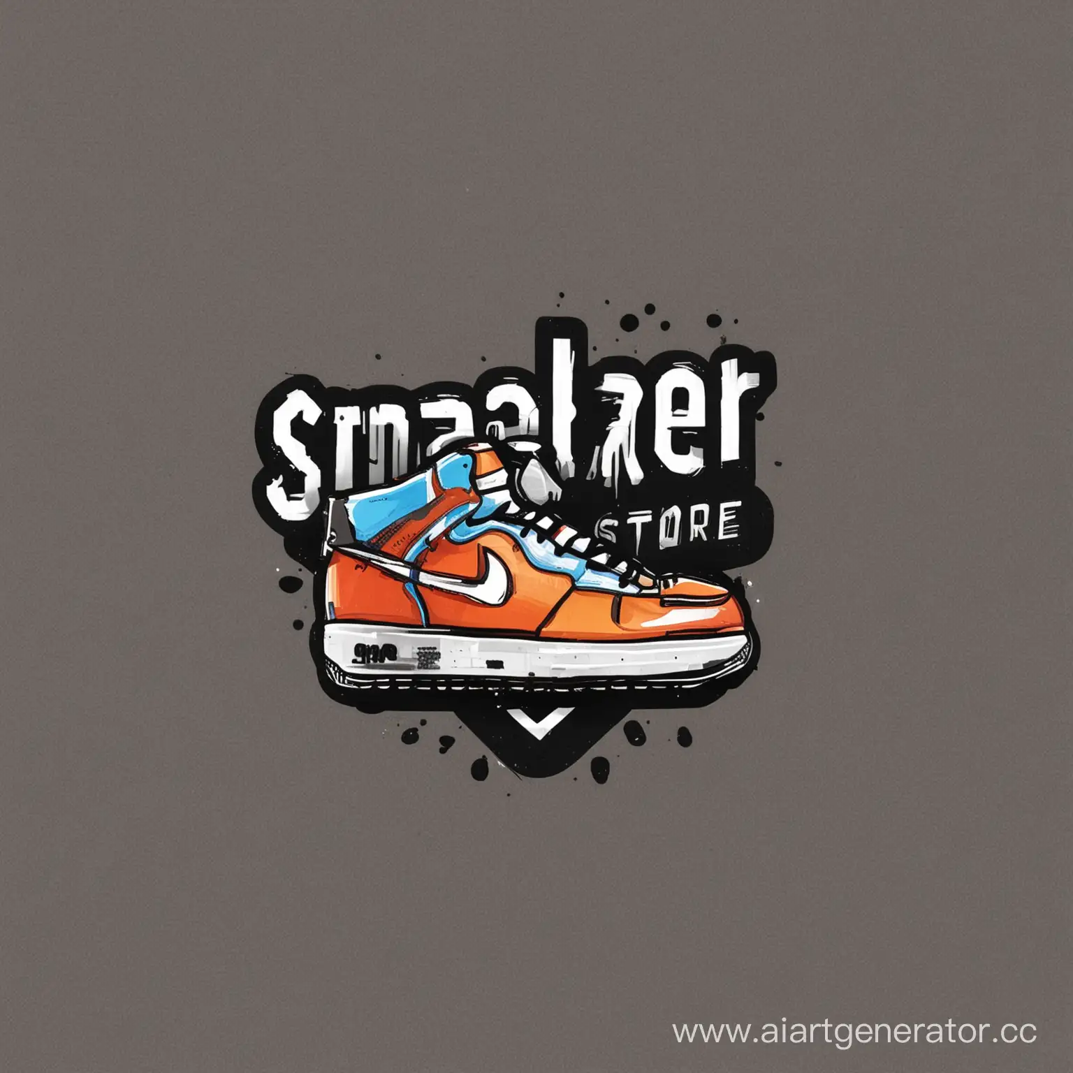 Trendy-Sneaker-Store-Logo-Design-with-Urban-Vibes