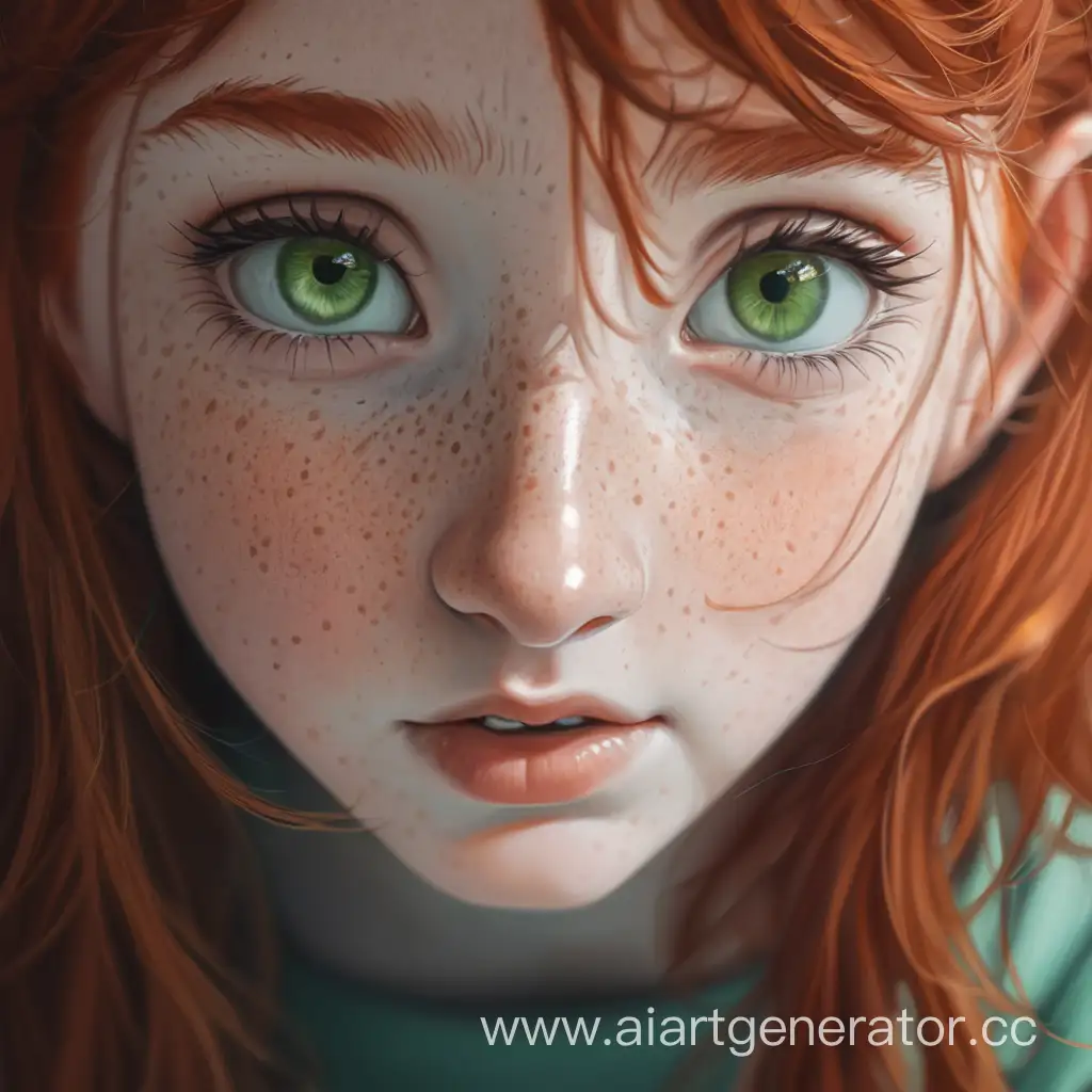 Enchanting-RedHaired-Girl-with-Freckles-and-Green-Eyes