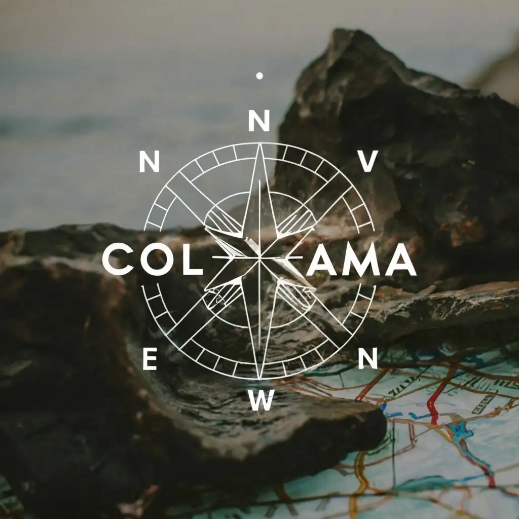 a logo design,with the text "col mama", main symbol:travel,complex,be used in Travel industry,clear background