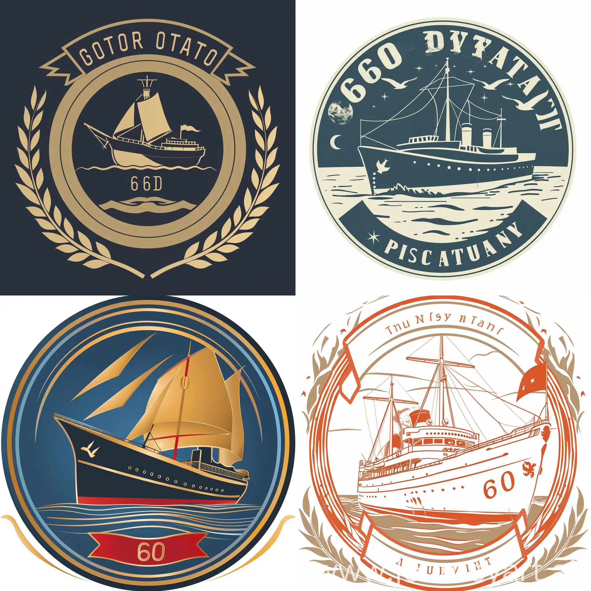 60th-Anniversary-Logo-with-Ship-Theme