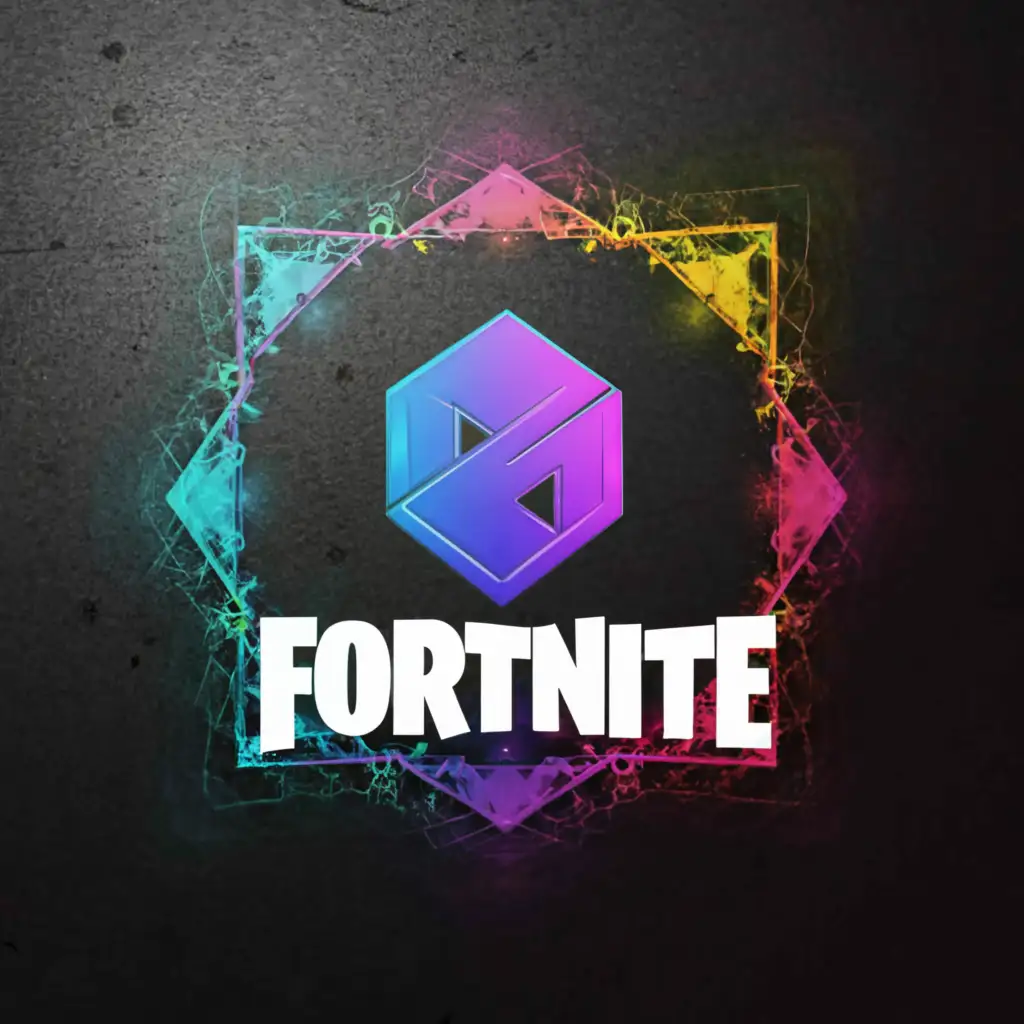 a logo design,with the text "Fortnite", main symbol:Fortnite logo YouTube,Moderate,be used in Technology industry,clear background