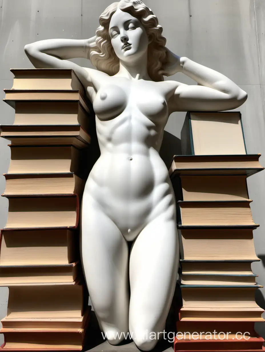 Vintage-Books-and-Art-Aesthetic-Statues-of-Female-Bodies