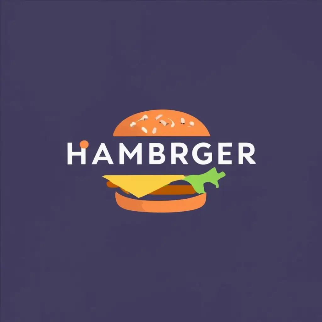 logo, Minimalism, with the text "Hamburger", typography, be used in Restaurant industry
