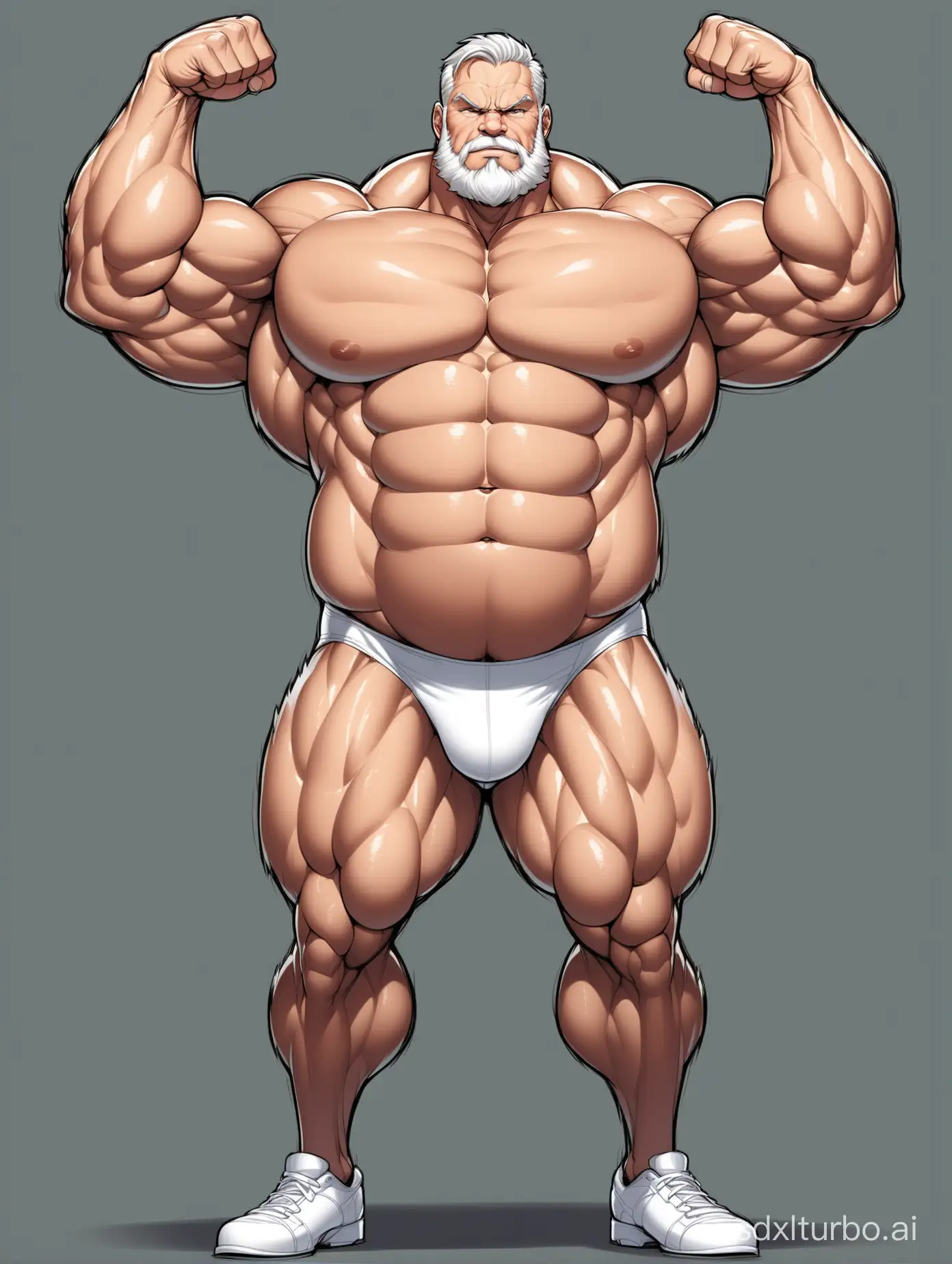 Massive-Muscle-Stud-Showing-Biceps-in-White-Underwear