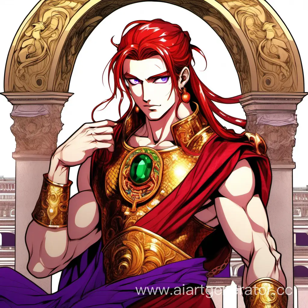 Intimate-Portrait-of-a-Young-Roman-Emperor-CrimsonHaired-Beauty-with-Emerald-Eyes