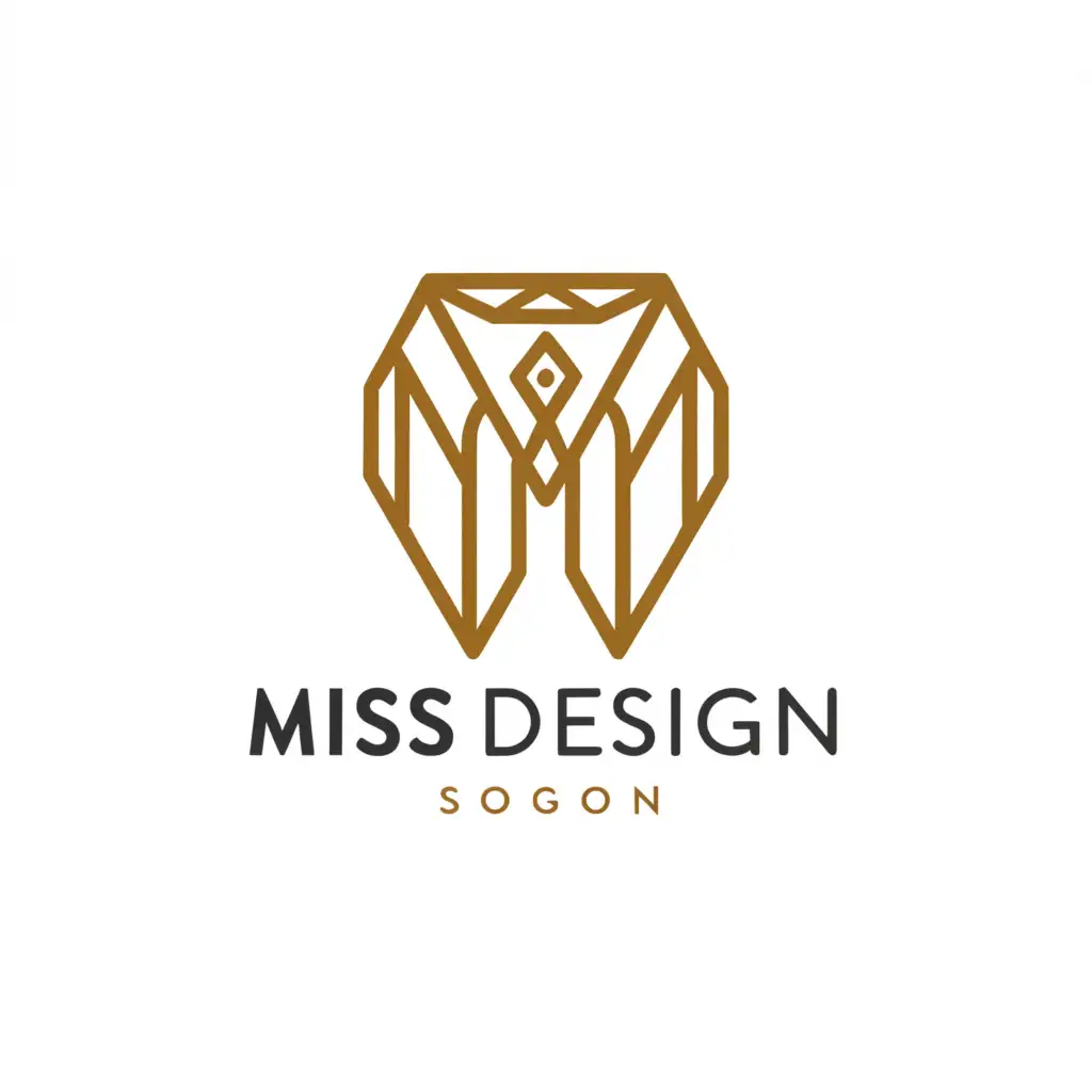 a logo design,with the text "Miss Design", main symbol:Jewelry Accessories,Moderate,clear background