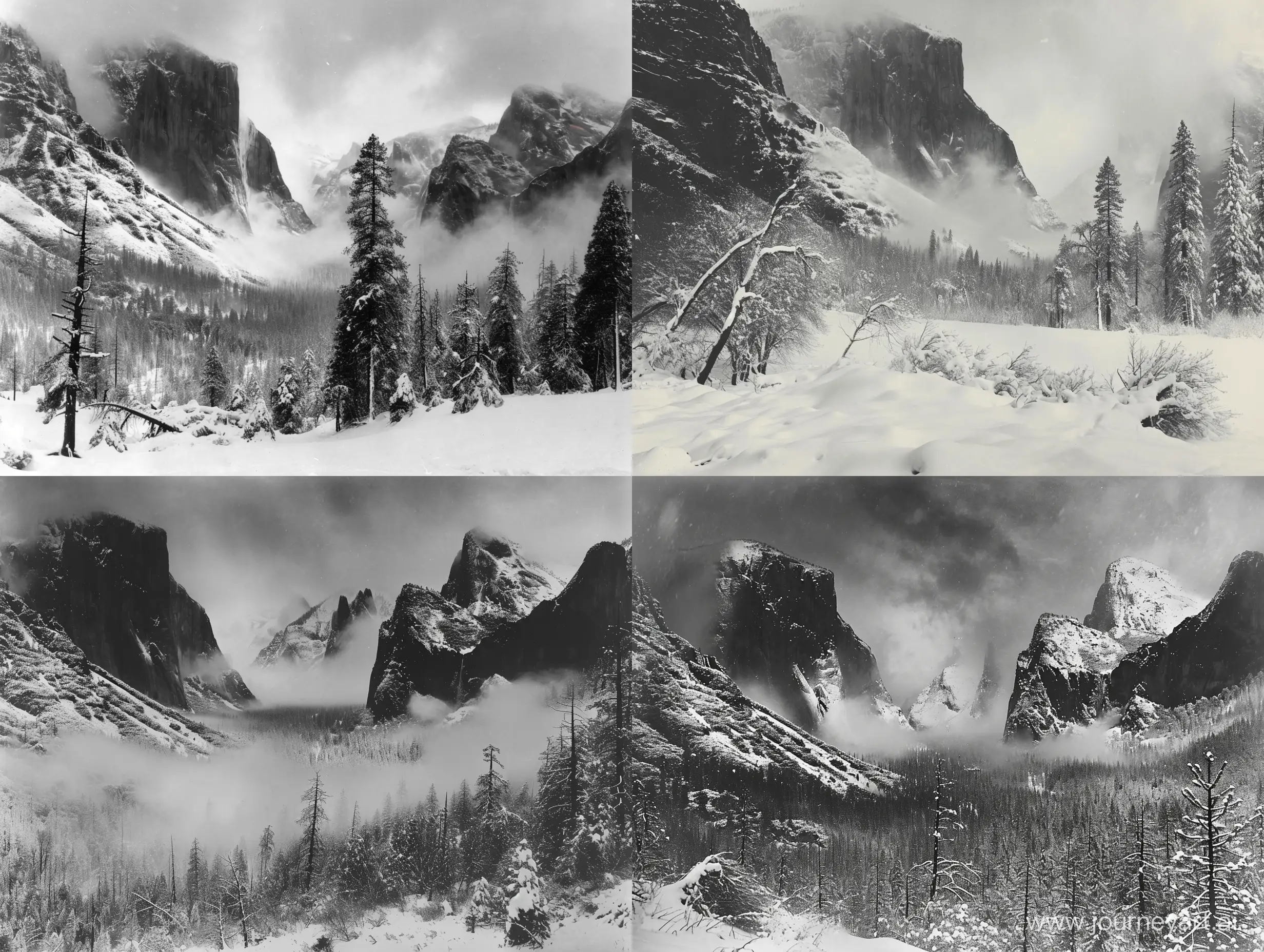 Capturing-Natures-Majesty-Ansel-Adams-Clearing-Winter-Storm-in-Yosemite-National-Park-1937