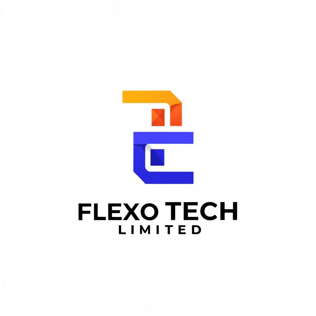 a logo design,with the text "Flexo Tech Limited", main symbol:Tech Business,Minimalistic,be used in Technology industry,clear background