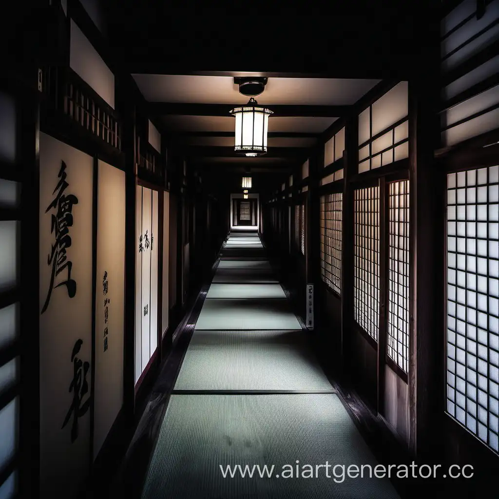 Mysterious-Journey-Through-the-Shadowy-Halls-of-a-Japanese-Castle