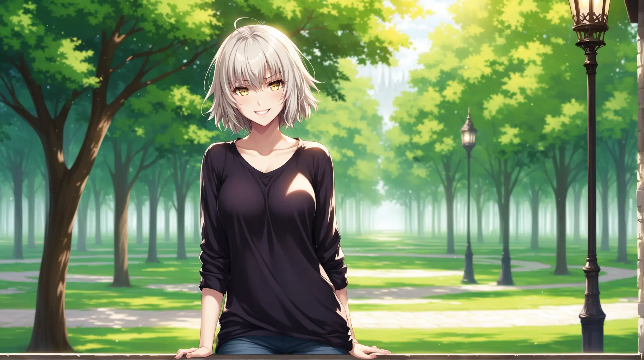 Jeanne DArc Alter Casual Outdoor Portrait